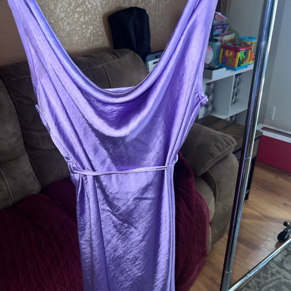 Motel Rocks Purple Mini Dress - Picture 2 of 5